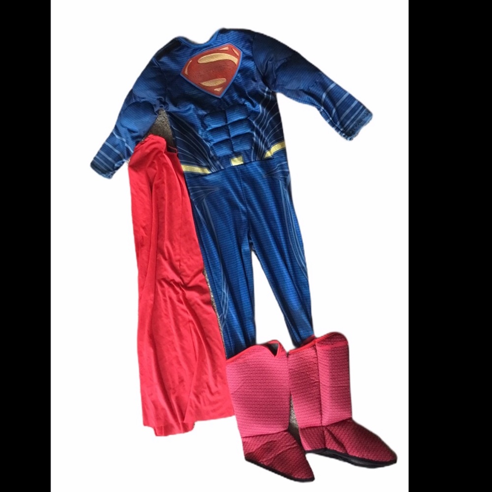 NWOT Superman Costume w/Cape Size 8-10